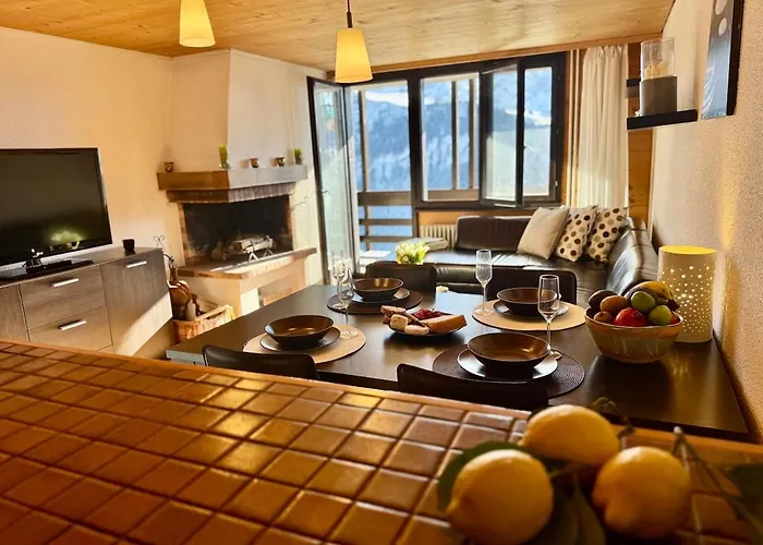 18 8 Beautiful Alpe Des Chaux 6 People 公寓 *